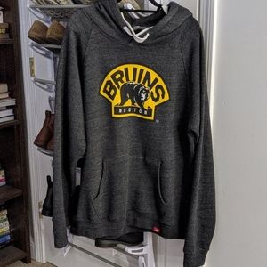 Boston Bruins Dark Grey Hoodie